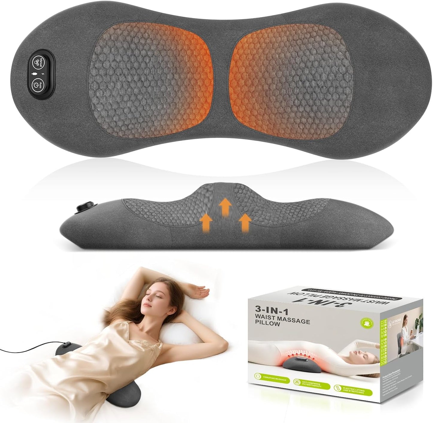 WarmWave - Pillow Massage Heating Waist Pad