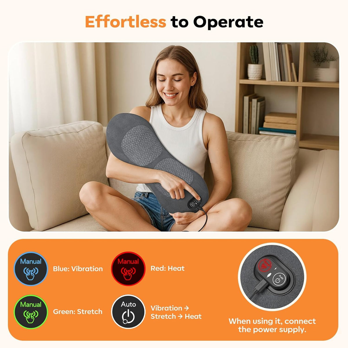 WarmWave - Pillow Massage Heating Waist Pad