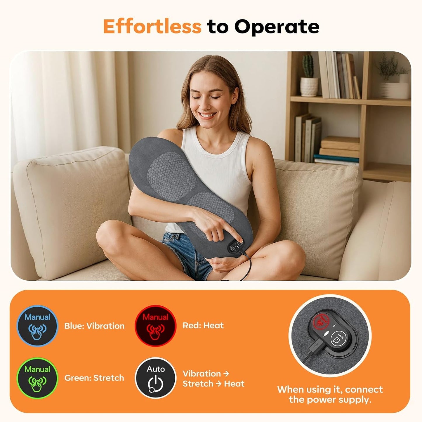 WarmWave - Pillow Massage Heating Waist Pad